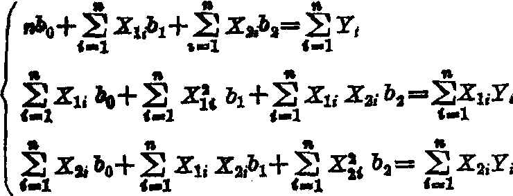 二元線性回歸預(yù)測法